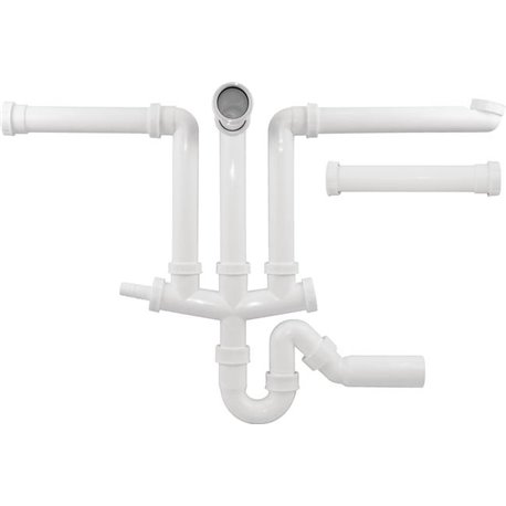 Raccord d'écoulement 225089 Raccord d'écoulement 3x3,5" ou 2x3,5"