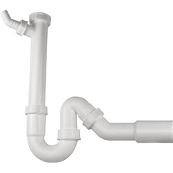 Siphon tubulaire 137267 pour broyeur de déchets