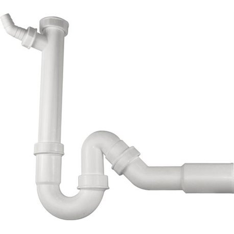 Siphon tubulaire 137267 pour broyeur de déchets