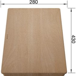 Planche à Decouper En Bois Subline 514544 Subline bois 280x430x32 mm