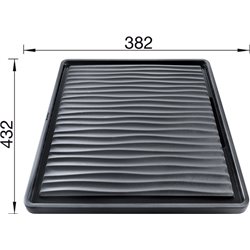Egouttoir Gris Translucide P/Subline Andano 230734 Egouttoir Gris Translucide