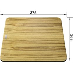 Planche à découper en bois 229421 Zenar Frêne 367x375x30 mm