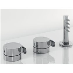 Robinetterie ROGGAEX Mitigeur thermostatique avec inverseur et douchette Gamma