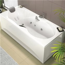 Tablier pour balnéo TAKSH18180B façade 180 cm blanc
