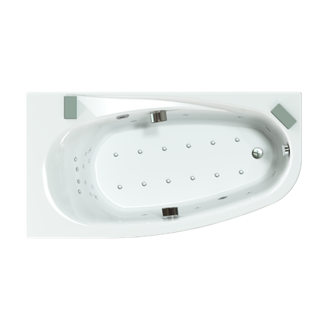 Milonga BA18180BDSAP1 180 cm, tête à droite, sensation air pool