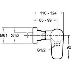 Aleo E72351-CP Limiteur de débit sensitif