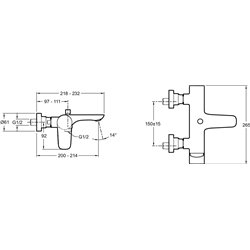 Aleo E72282-CP Mural 20 L/mn