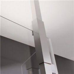 Mât sol/plafond MAT010 inox brossé 