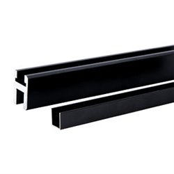 Profilé d'extension PROFILE61 noir grainé 