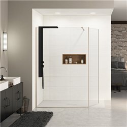 Ekinox Duo PA4222RTNE 90 + 45 cm profilé cuivre