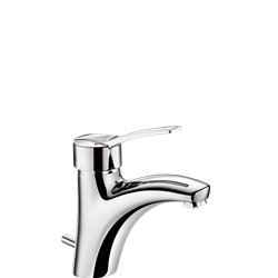 Mitigeur lavabo 2520T à cartouche classique , manette pleine, tirette et vidage