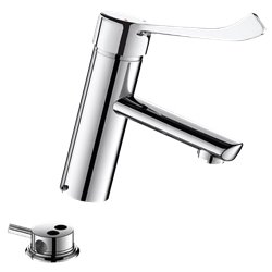 Mitigeur lavabo 2820LEP Bioclip à équilibrage de pression, à levier, tirette et vidage