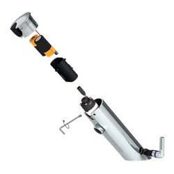 Mitigeur lavabo 490106 Tempomatic Mix 4 alim. Par piles, Sans robinet d’arrêt, manette standard