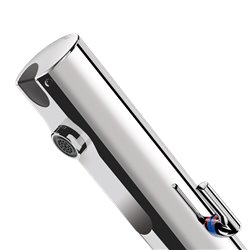 Mitigeur lavabo 490100 Tempomatic Mix 4 alim. Sur secteur - bloc encastré, Sans robinet d’arrêt, manette standard