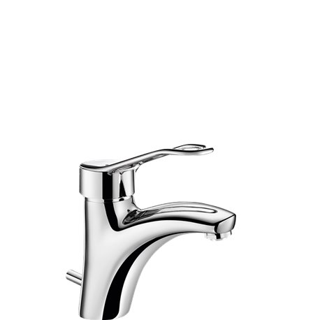 Mitigeur lavabo 2520 à cartouche classique , manette ajourée, tirette et vidage