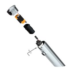 Robinet lavabo 440006 Tempomatic 4 alim. Par piles, Avec robinet d’arrêt
