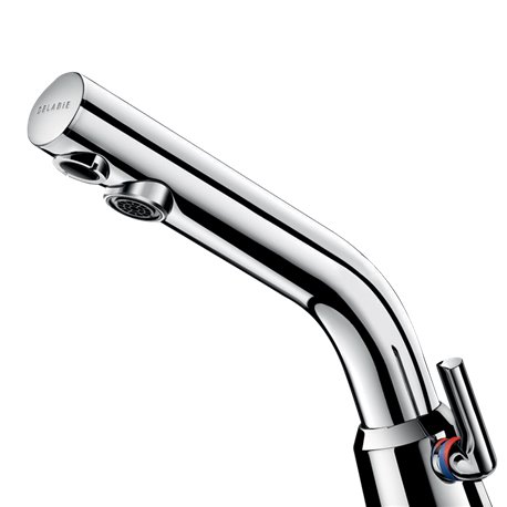 Mitigeur lavabo 478MCH Binoptic Mix alim. par piles, manette standard