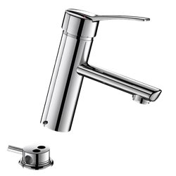 Mitigeur lavabo 2820TEP Bioclip à équilibrage de pression, manette pleine, tirette et vidage