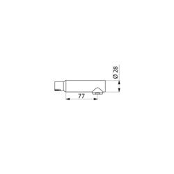 Lot de 2 becs déclipsables 20003 Bioclip L. 77 mm