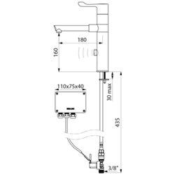 Tempomatic Mix 20871T1 alim. Sur secteur H. 160 mm