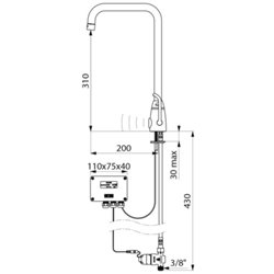 Tempomatic Mix Pro 495257 alim. Par piles 