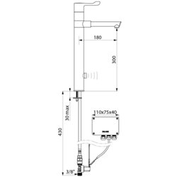 Tempomatic Mix 20871T3 alim. Sur secteur H 300 mm
