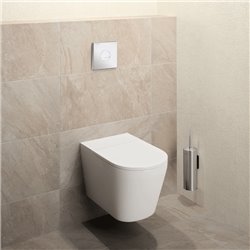 Bâti-support Tempofix 3 564060+763040 en applique plaque métal chromé