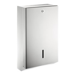 Distributeur mural d'essuie-mains 6601 inox poli brillant 