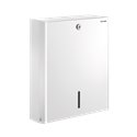 Distributeur mural d'essuie-mains 510601W inox époxy blanc 