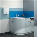 Distributeur mural d'essuie-mains 510601W inox époxy blanc 