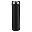 Elément droit PGI ED450100PGI/9030 Hauteur 450 mm Ø 100 mm Noir