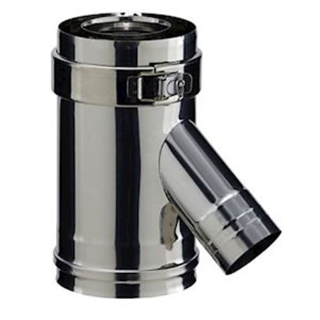 Elément droit PGI EDPA13580PGI Prise d'air 135° Ø 80/130 mm