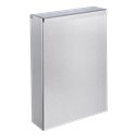 Corbeille murale 465S inox poli satiné