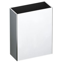 Corbeille murale 510461P inox poli brillant