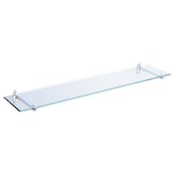Supports chromés 600 pour tablette en verre