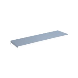 Tablette murale 551 inox poli brillant