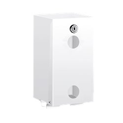 Distributeur de papier WC 2 rouleaux 1661 inox époxy blanc 