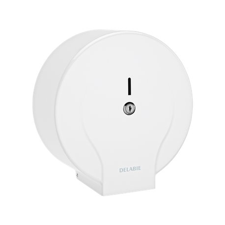 Distributeur de papier WC grand modèle 2910 acier laqué blanc 