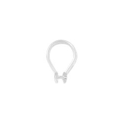 Mousqueton pour rideau de douche 390BIS plastique 