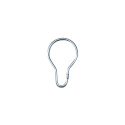 Mousqueton pour rideau de douche 390 laiton chromé 