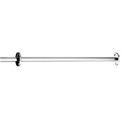 Porte-rideau droit 355 Ø 16 mm 1 m