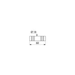 Manchon de raccordement 2390 pour 2 tubes Ø 20 mm