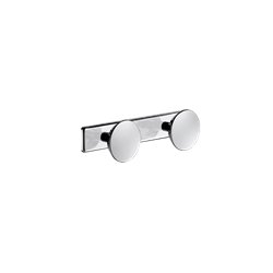 Porte-vêtement 302 2 têtes inox poli brillant