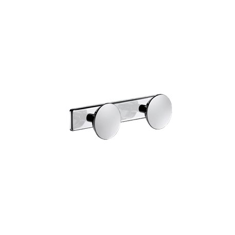 Porte-vêtement 302 2 têtes inox poli brillant