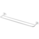 Porte-serviettes 510790W 2 barres epoxy blanc