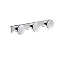 Porte-vêtement 303D 3 têtes inox poli brillant