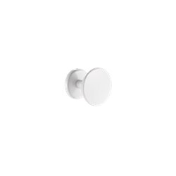 Porte-vêtement 1301W 1 tête inox et métal epoxy blanc