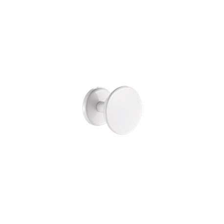 Porte-vêtement 1301W 1 tête inox et métal epoxy blanc