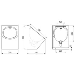 Delta 134710 alimentation apparente évacuation apparente ou encastrée