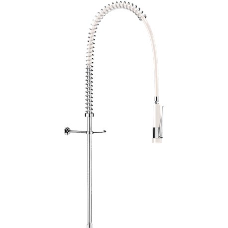 Combiné de prélavage 435020 douchette antitartre à picots avec colonne longue sans bec